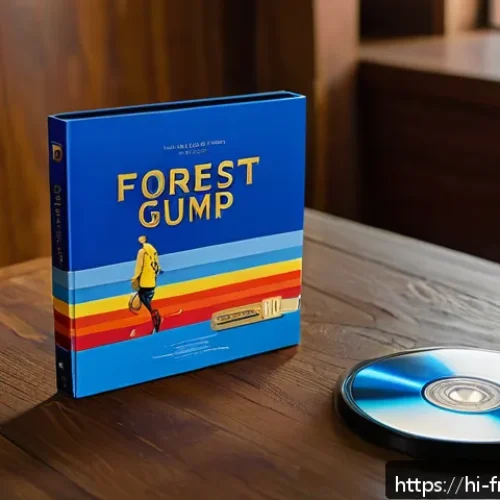 포레스트 검프 블루레이 구매 - A detailed close-up image of a high-quality Blu-ray disc of the movie "Forrest Gump" resting inside ...