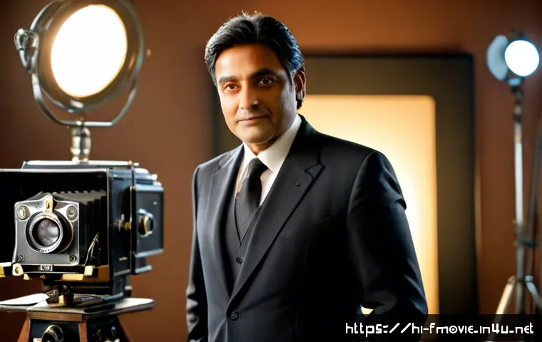 로버트 다우니 주니어 필모그래피 - Photorealistic cinematic portrait of a charismatic middle-aged Hollywood actor in a tailored dark su...